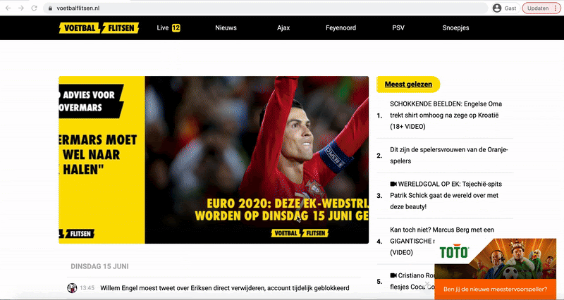 Sports: Matches & Odds